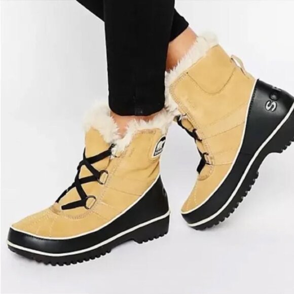 Sorel Tivoli III Waterproof Suede Winter Boots Size 8.5 - Picture 1 of 13